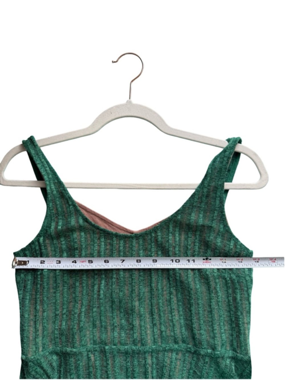 Tracy Reese x Anthropologie Green Sleeveless Knit Fit-and-Flare Dress Size XS - Picture 7 of 12